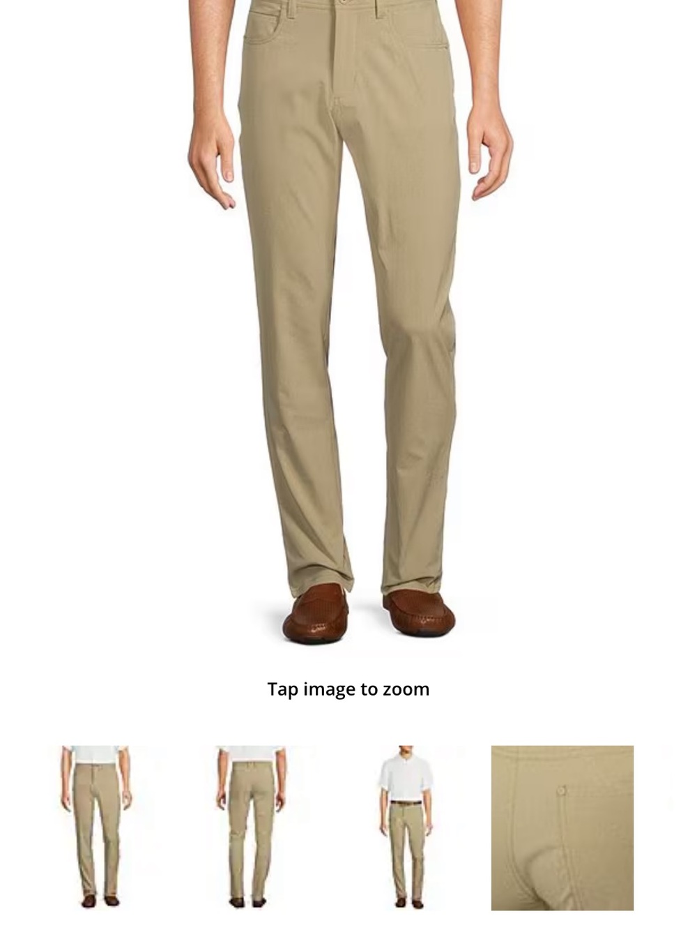 Tommy Bahama Island Zone Performance 5-Pocket Pants - Khaki/Tan (38x30)